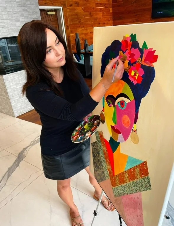 Zuzana Szokeova in her Los Angeles studio