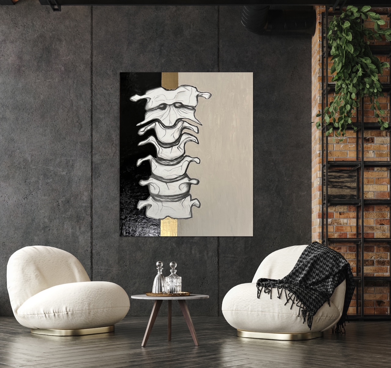 SZOK Art placed in luxury interior, The Architecture Within