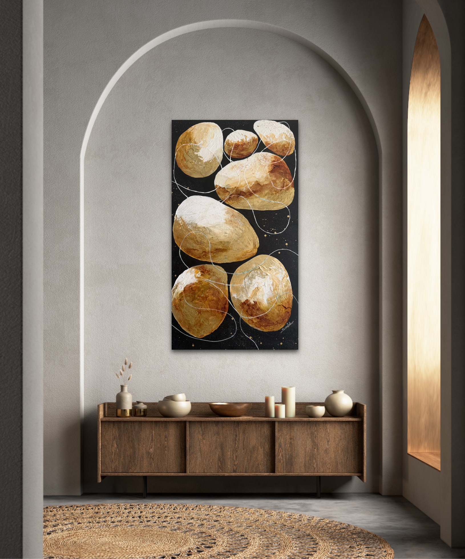 SZOK Art placed in luxury interior, Life, Before Gravity